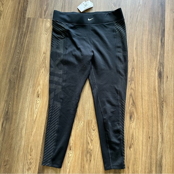 Nike Pro Therma-FIT ADV Womens High-Waisted Leggings Black DD6600-010 XXL NEW - Picture 2 of 12